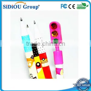 Traffic Light Rhinestone Cheap Ballpoint Pen Manufacturer thumbnail-1
