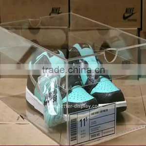 Acrylic Clear Hard Plastic Shoe Box Wholesale thumbnail-1