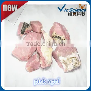 Natural Pink Opal Rough Stone Teaching Specimens Pink Opal Raw Materials Price thumbnail-2