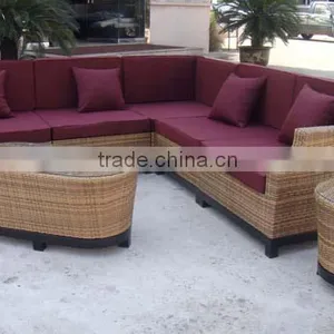 High Quality L Shaped Sofa Set Garden Rattan Furniture thumbnail-2