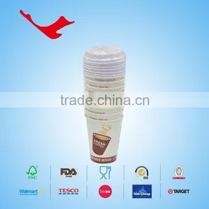 9oz(low) PE Coated Single Wall Disposable Paper Cups With Printing thumbnail-6