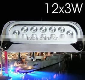 6W 12W 18W 27W 36W 54W Underwater Boat Transom Light 12VDC Yacht Below Water Lamp thumbnail-6