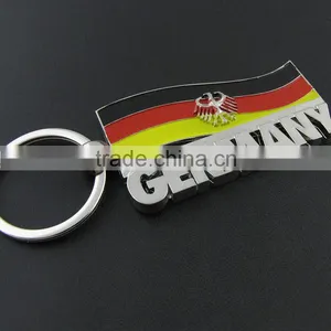 New Design Mini Custom Printing Germany Flag Giveaway Printable Keychain thumbnail-3