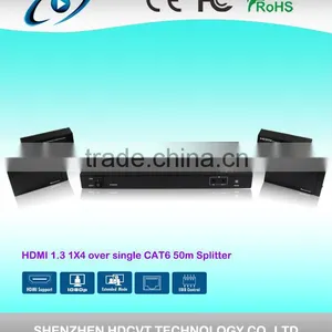 HDMI SPLITTER EXTENDER 1x4 OVER SINGLE Cat5e/6 164ft , Smart Management thumbnail-3