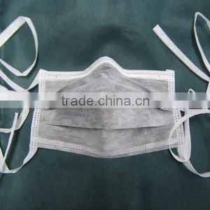 Ear Loop or Tie on 3 Ply Disposable Carbon Mask thumbnail-3