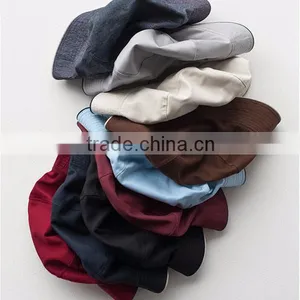 New Unisex 100% Cotton Solid Color Outdoor Simple Design Casual Bucket Hat thumbnail-6