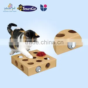 Pick and Play Toy Box With 2 Toys/ Wooden Cat Toys/ Pet Furniture thumbnail-5