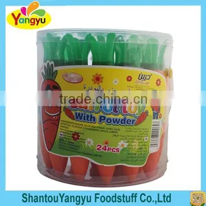 Carrot Shape Sweet Powder Candy Fruity Taste Powder Candy thumbnail-3