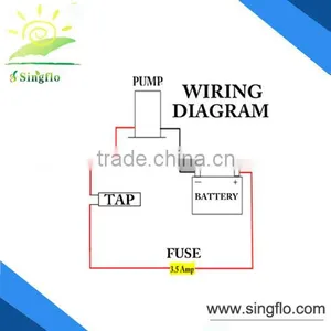 Singflo 12V Galley Electric Water Pump Tap Faucet KIT Caravan Boat thumbnail-3