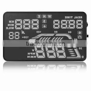 Car Hud Q7 Head up Display for Car Speed Monitor With 5.5 Inch Screen thumbnail-1