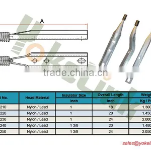 Electric Accessories High Low Voltage Steel Pole Top Pin /spindle thumbnail-1