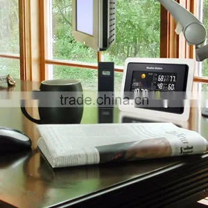 3 Wireless Sensors Weather Station Indoor Outdoor Temperature Thermometer With WWVB DCF RCC Receiver thumbnail-3