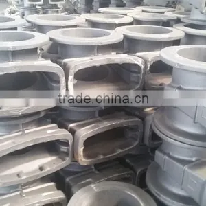 QT450 Cast Iron Valve Body / Valve Body Cast Iron Casting / DN100 Iron Cast Valve Body thumbnail-2