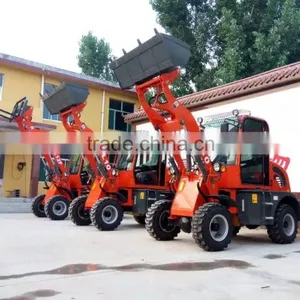Cheap 1Ton ZL10 28KW Mini Wheel Loaders thumbnail-2