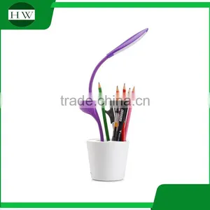 Plastic Sapling Pen Hoider Usb Charging Charge Foldable Collapsible Folding Telescopic Led Reading Desk Table Night Lamp Light thumbnail-4