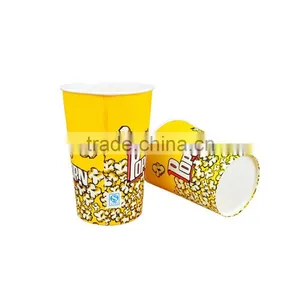 Custom Printed Paper Popcorn Bucket, Packaging for Popcorn, Cup of Popcorn thumbnail-5