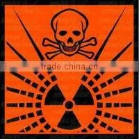 Danger Radioactive Safety Sticker thumbnail-1