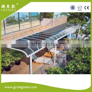Freesky Polycarbonated Aluminum R Shape Garden Pergolas Aluminium thumbnail-3