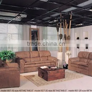 High Quality Modern Style Genuine Leather Sofa Set. American Style Leather Sofa Set. Chesterfield Sofa in Genuine Leather B48135 thumbnail-1