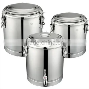 Foood Keep Warm With Cover 50L Stainless Steel Barrel With TAP thumbnail-1