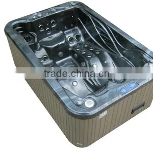Factory Small Hot Bathtubs&whirlpool for 3 Person With 2 Lounge Seats Indoor Spa Bathtub for Family thumbnail-2