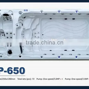 Fiberglass Swimming Pool Make of Acrylic Spa Swimming Pool With Massage Jets thumbnail-5