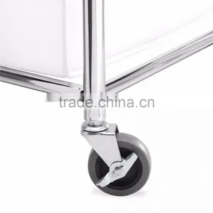 Vivinature Chrome Plating Frame Laundry Sorter With 4 Lift off Sorters thumbnail-6