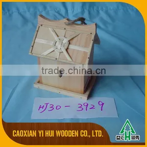 Decorative Cheap Wooden Bird House thumbnail-2