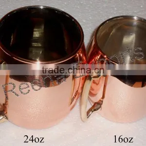 MOSCOW MULE MUGS 99.9% SOLID COPPER MULE MUGS FDA APPROVED SOLID COPPER MUGS MANUFACTURER INDIA thumbnail-1