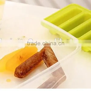 CY174 Silicone Food Garde Ice Cube Tray Mold DIY Ice Cream Marker thumbnail-1