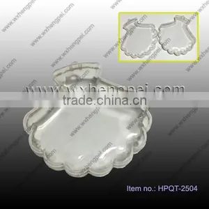 Cleverish Portable Cute Transparent Shell Plastic Storage Jewelry Wedding Box Kit thumbnail-1