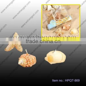 Beach Wedding Candles Sea Shells Starfish Candle thumbnail-1