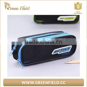 Double Layer Pencil Case Canvas Pen Pouch Pencil Bag thumbnail-4