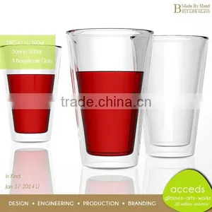 Pyrex Drinking Glass Cup With Flower Design thumbnail-1
