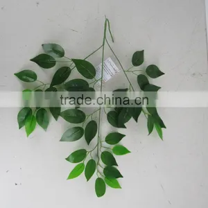 SJ070905 Artificial Ficus Tree Leave for Decorations Occasion Plastic Ficus Banyan Tree Leaf thumbnail-2