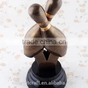 Wholesale Resin Bowling Trophy Bowling Award thumbnail-2