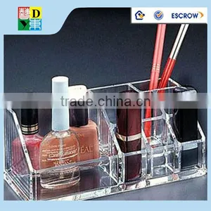 High Quality of Clear Acrylic Make up Display Racks From Shenzhen thumbnail-1