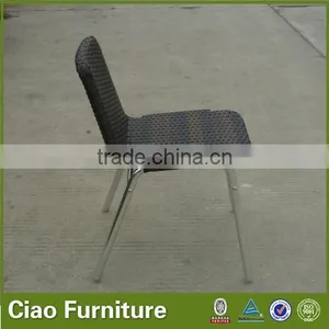 Stackable Rattan Dining Side Table and Chairs thumbnail-3