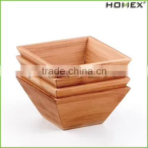Bamboo Kitchen Bowl for Salad and Desserts Homex_BSCI Factory thumbnail-1