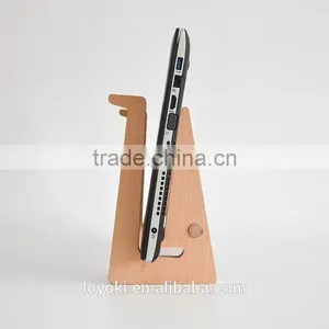 Table Laptop Lap Desk Wood Drawer Computer Stand Tray Holder thumbnail-2