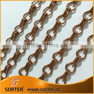 SORTER Colored Aluminum Chain Link Curtains for Door thumbnail-1