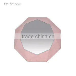 Fashion Diamond Subuliform Pink Concrete Mirror Holder for Wedding Gift With Patent thumbnail-1