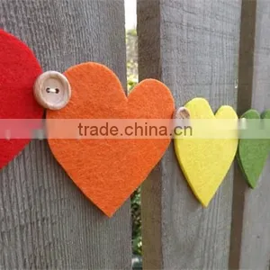 Hot Sell Felt Rainbow Heart Garland Rainbow Garland Made in China thumbnail-1