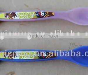 Colorful Ice Cream Plastic Spoon With Color Changing thumbnail-3