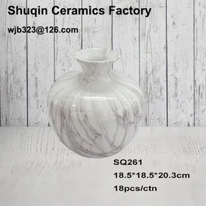 Home Decoration Ceramic Flower Vase Artificial Flower Vase Indoor Vase thumbnail-2