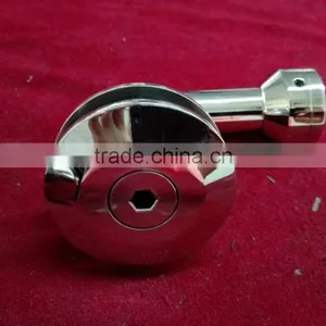 Stainless Steel Modern Tempered Glass Canopy Front Glass Bracket thumbnail-2