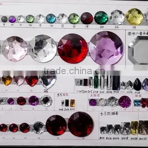 Clear Acrylic Colorful Various Clothes Bead Accessories Decorations thumbnail-6