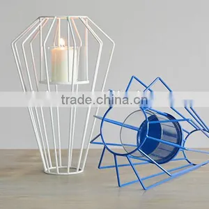 Wholesale Metal Wire Candle Holder Shelf Rack thumbnail-1
