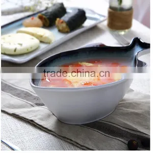 26cm 10" Fish Shaped Soup Bowl thumbnail-2