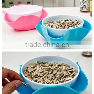 Household Multifunction 2 in 1 Plastic Food Tray / Dry Fruit Tray thumbnail-2